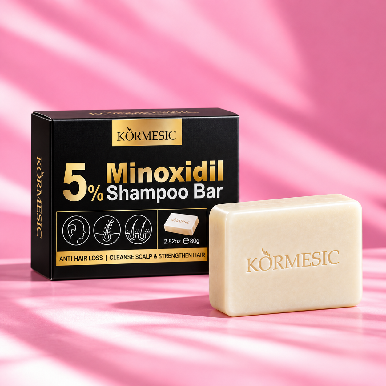 Kormesic Minoxidil Shampoo Bar